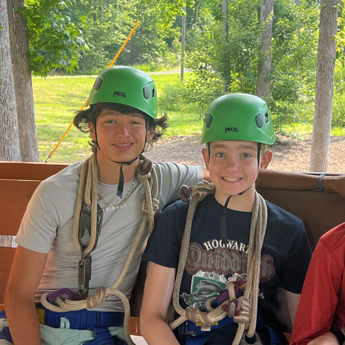 Campers at Camp Morris week-long residential camp