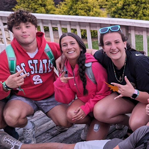 Teens at a DFC weekend retreat